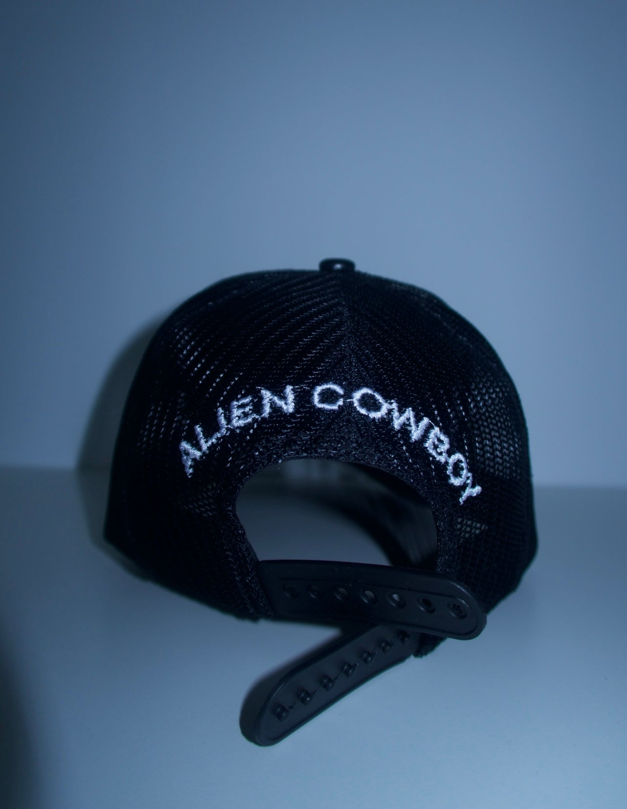 Black Leather Rich Boys Dont Have Hearts TRUCKER HAT